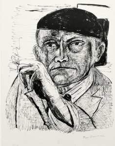 Zelfportret door Max Beckmann
