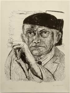 Zelfportret door Max Beckmann