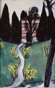 Stourdza Kapel in Baden-Baden door Max Beckmann