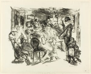 Taverne door Max Beckmann
