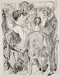 De teleurgestelde I, door Max Beckmann door Max Beckmann