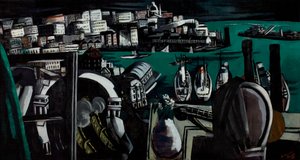 De haven van Genua door Max Beckmann