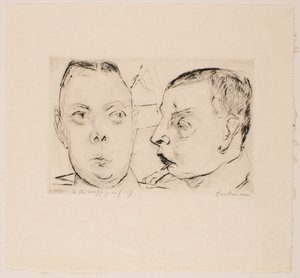 Twee auto-officieren (Faces)