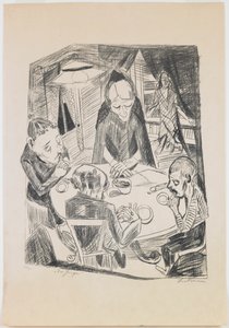plaat 5: Honger door Max Beckmann