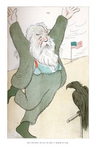 Walt Whitman, De Vogel van Vrijheid Aanzetten om te Zweven