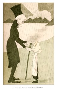 William Wordsworth in het Lake District, bij Kruisdoeleinden, 1904 door Henry Maximilian Beerbohm