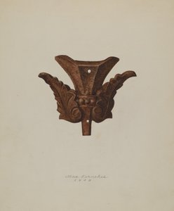 Sierlijk IJzeren Blad, 1938 door Max Fernekes