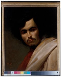 Portret van de schilder Nikolaus Gysis (1842-1901), buste