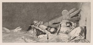 Een Handschoen: Angsten, 1880 door Max Klinger