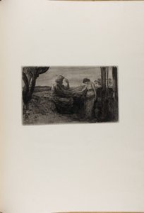 Christus en de Samaritaanse Vrouw, uit Een Leven door Max Klinger