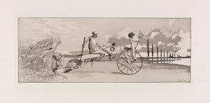 Cupido, dood en het hiernamaals, plaat XII uit Intermezzos..., 1881