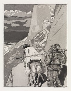 Gevangen (Tent, opus XIV, deel 1, nr. 22) door Max Klinger