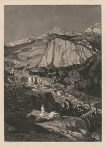 Intermezzo: Nacht bij maanlicht Opus IV, 5, 1881 door Max Klinger