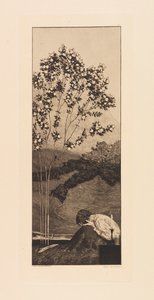 Opus VI, uit Paraphrase on the Finding of a Glove, 1881 door Max Klinger