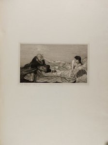 Het voorstel, plaat zes uit Een leven door Max Klinger