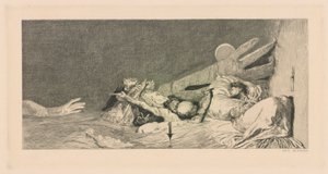 Angsten, uit de serie Ein Handschuh door Max Klinger