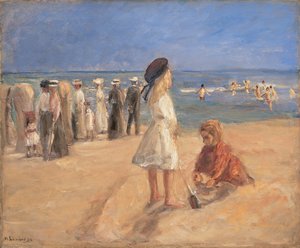 Strandleven, 1916 door Max Liebermann