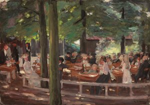 Biergarten in Laren, studie, 1903