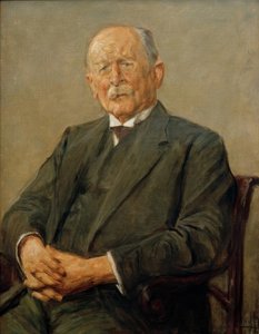Portret van de directeur-generaal Gerstenberg