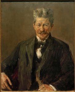 Portret van de Deense literatuurhistoricus Georg Brandes door Max Liebermann