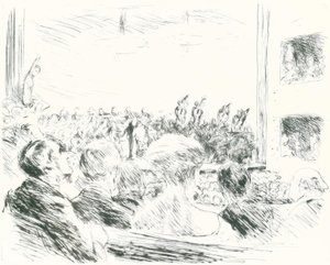 Het symfonieconcert door Max Liebermann