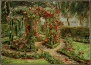 De Rozentuin in Wannsee door Max Liebermann