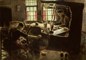 De wever door Max Liebermann