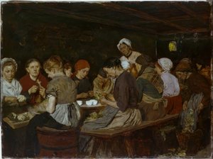De conservenmaaksters door Max Liebermann