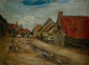 Dorpsstraat in Holland