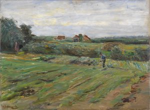 Oogstveld door Max Liebermann