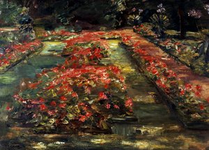 Tuin van de kunstenaar, Wannsee, Berlijn, Duitsland door Max Liebermann