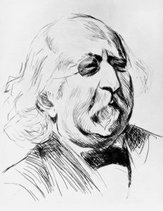 Hermann Cohen / Rad. v. Liebermann door Max Liebermann