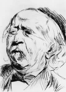 Hermann Cohen door Max Liebermann