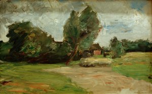 Hollandse landschap door Max Liebermann