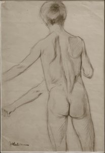Studie voor het schilderij Badende jongens