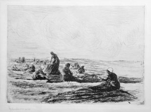 Nettenboetsters door Max Liebermann