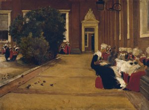 Amsterdams Wezenmeisje (Studie) door Max Liebermann