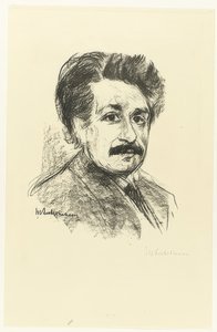 Portret van Albert Einstein