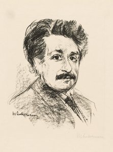 Portret van Albert Einstein door Max Liebermann