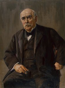 Portret van de bankier Eugen Gutmann door Max Liebermann