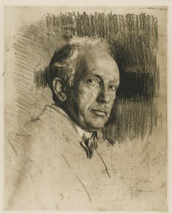 Portret van de componist Richard Strauss 1864-1949