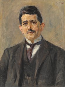Portret van de uitgever Bruno Cassirer, 1921 door Max Liebermann
