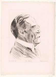 Portret van Wilhelm von Bode door Max Liebermann