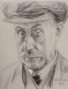 Zelfportret door Max Liebermann