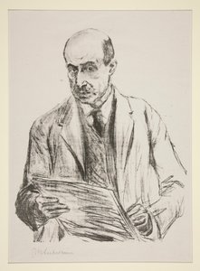 Zelfportret door Max Liebermann