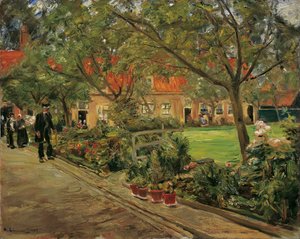 Ziekenhuistuin in Edam door Max Liebermann