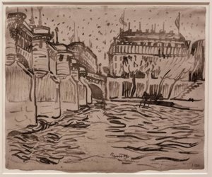Parijs, Pont Neuf door Max Pechstein