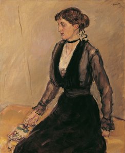 Juffrouw Eva Steinbarth door Max Slevogt