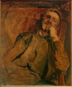 Zelfportret op de stoel