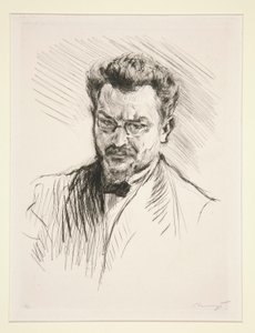 Zelfportret door Max Slevogt